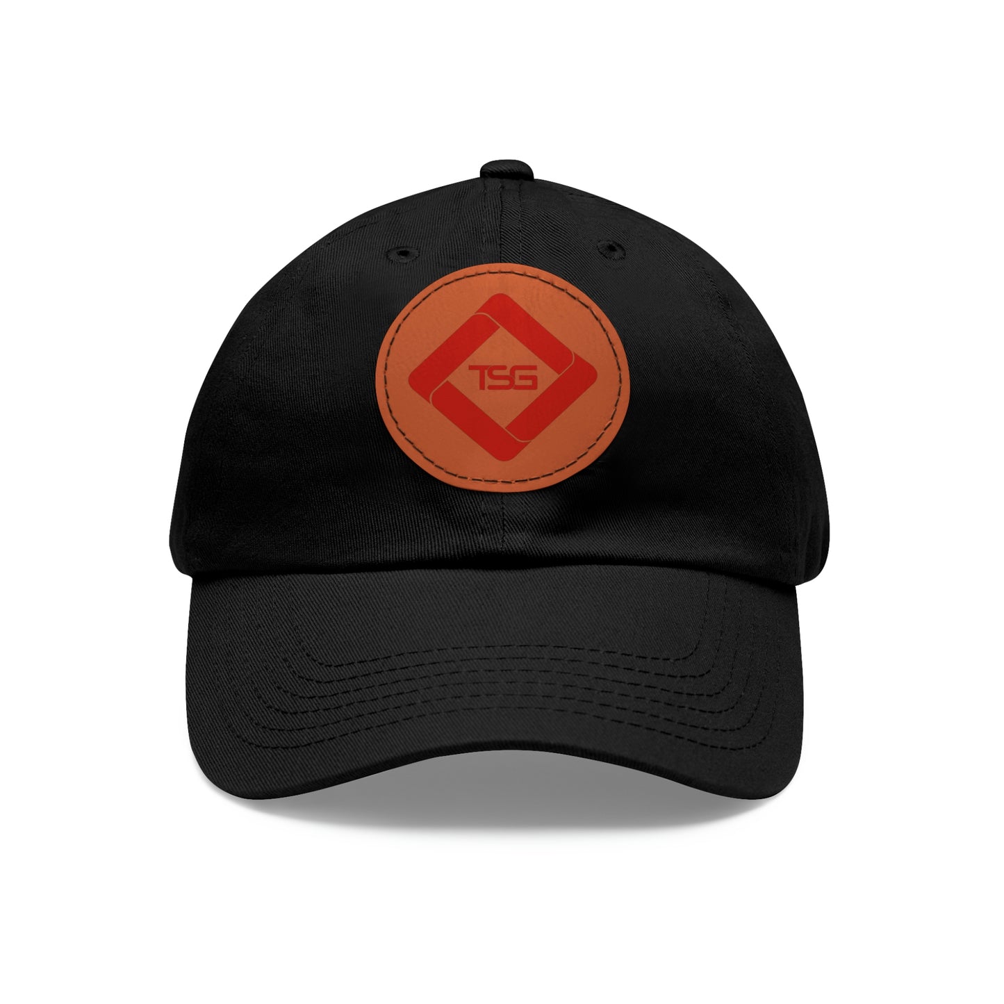 TSG - Dad Hat with Leather Patch (Round)
