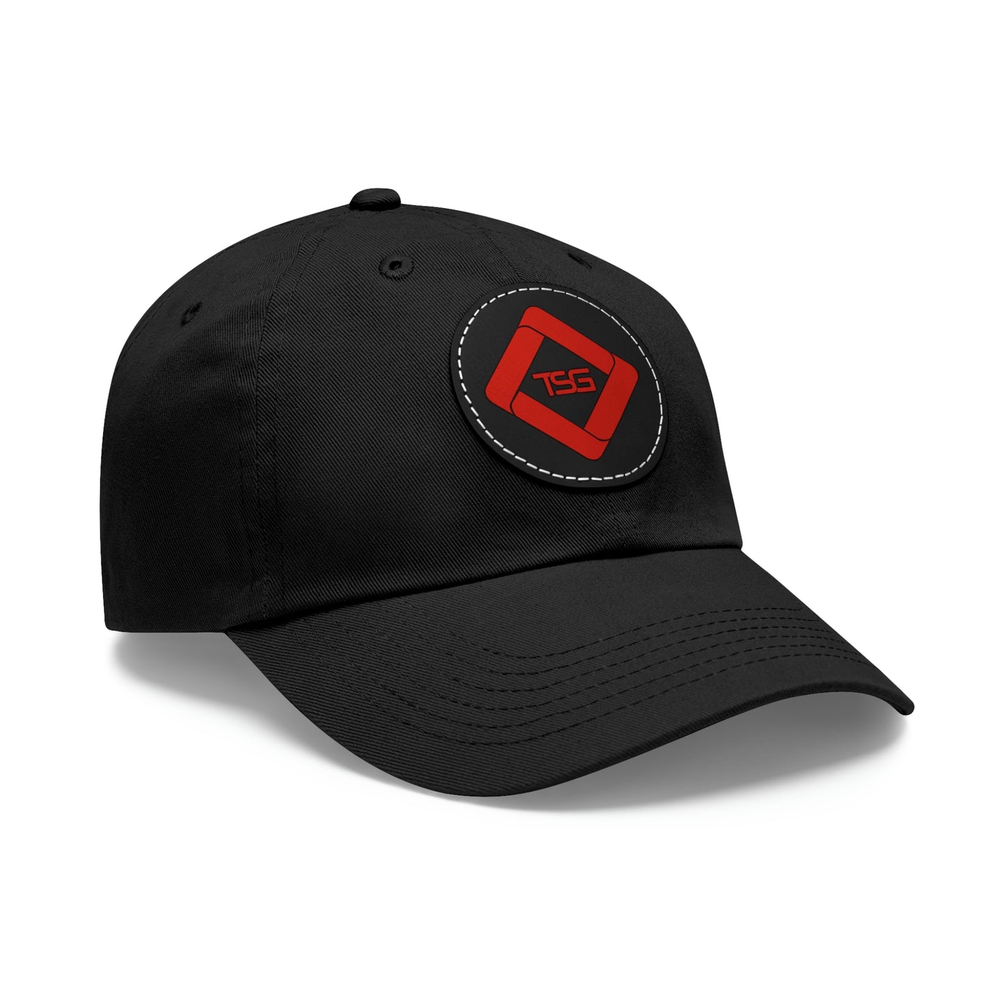 TSG - Dad Hat with Leather Patch (Round)